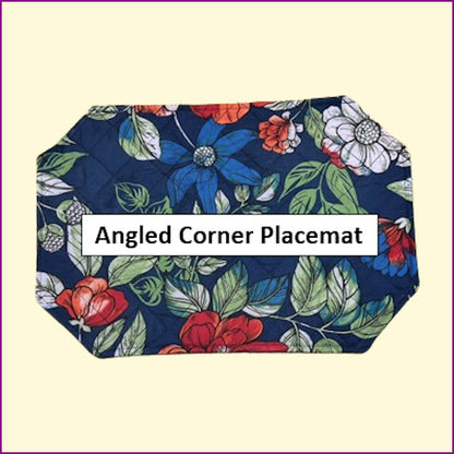 Placemats, Mug Rugs, Coasters  - Angled/Round Corners