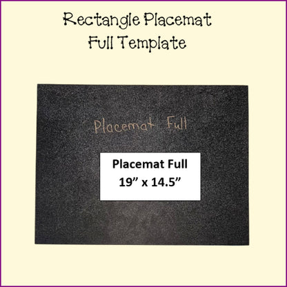 Placemats, Mug Rugs, Coasters  - Rectangle