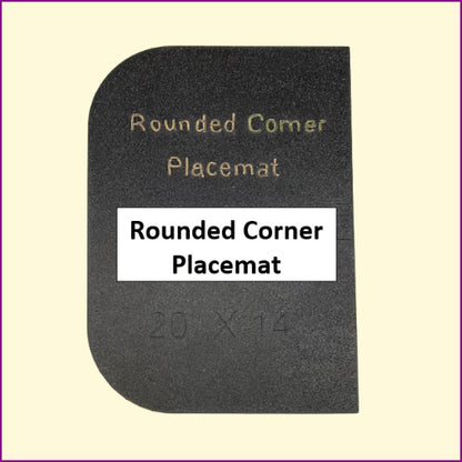 Placemats, Mug Rugs, Coasters  - Angled/Round Corners