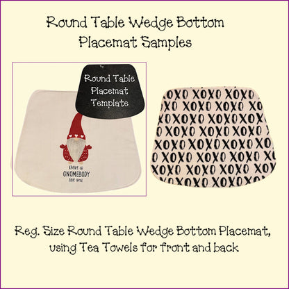 Placemats, Mug Rugs, Coasters  - Round Table