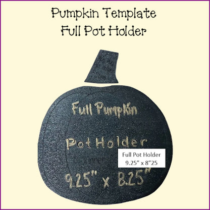 Pumpkin Templates - Coasters, Mug Rugs, Placemats
