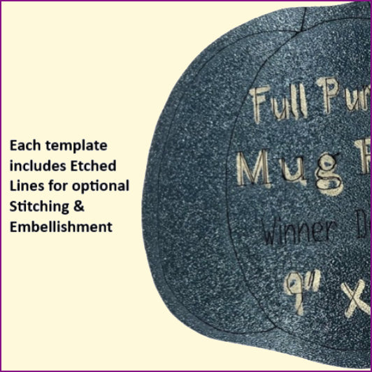 Pumpkin Templates - Coasters, Mug Rugs, Placemats