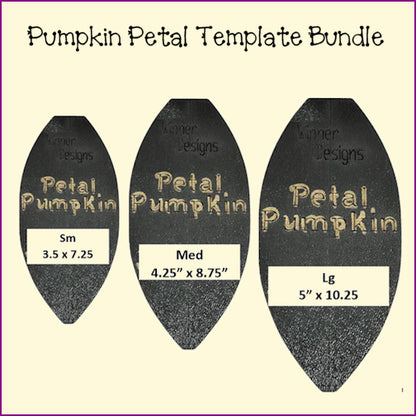 Pumpkin Petal Templates