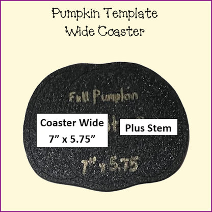Pumpkin Templates - Coasters, Mug Rugs, Placemats