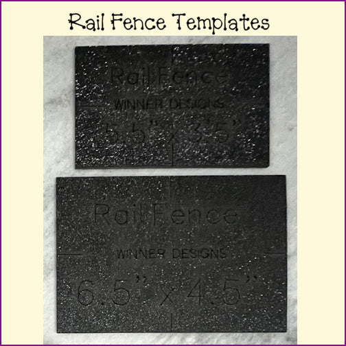 Rail Fence or Twisted Rail Template