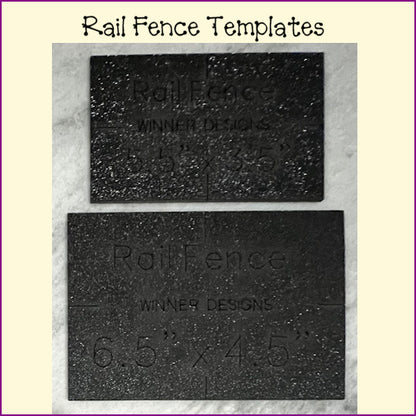 Rail Fence or Twisted Rail Template