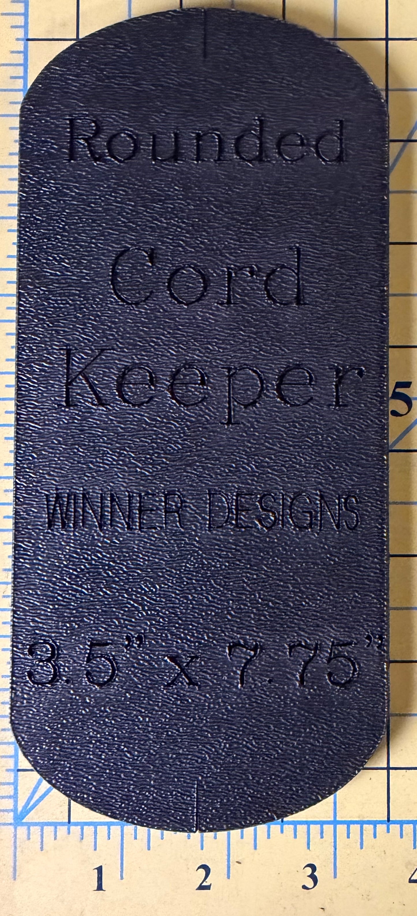 Cord Keeper Wrap Template