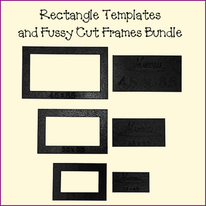 Rectangles & Fussy Cut Templates & Projects
