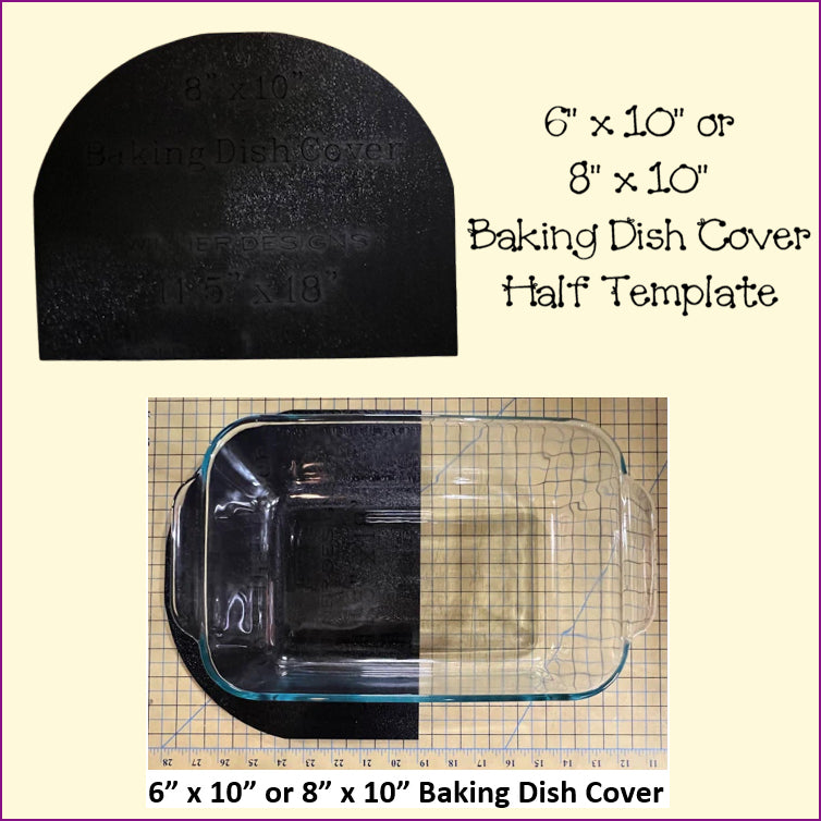 Cover Templates for Bowl, Dish, Pie Plate, Casserole & Drink