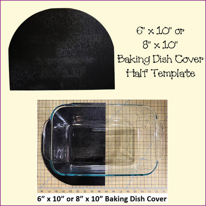 Cover Templates for Bowl, Dish, Pie Plate, Casserole & Drink