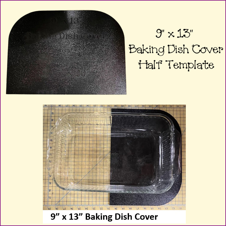 Cover Templates for Bowl, Dish, Pie Plate, Casserole & Drink