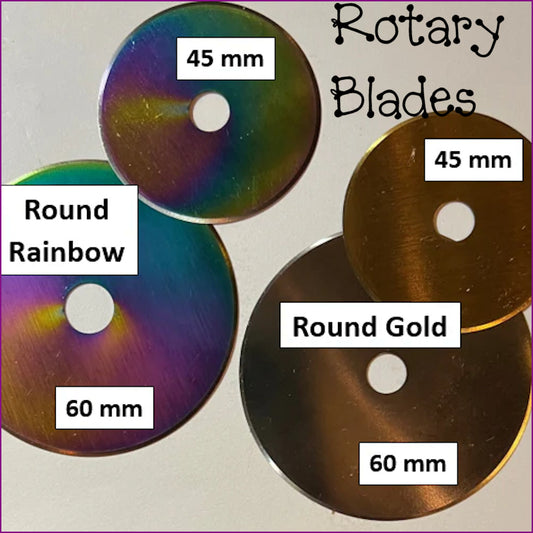 Rotary Cutter Blades - Round & Notched Centers
