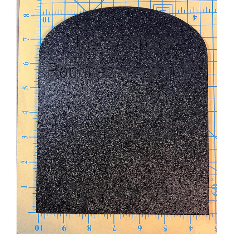 Towel Topper - Rounded Rectangle