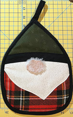 Gnome Santa Pot Holder