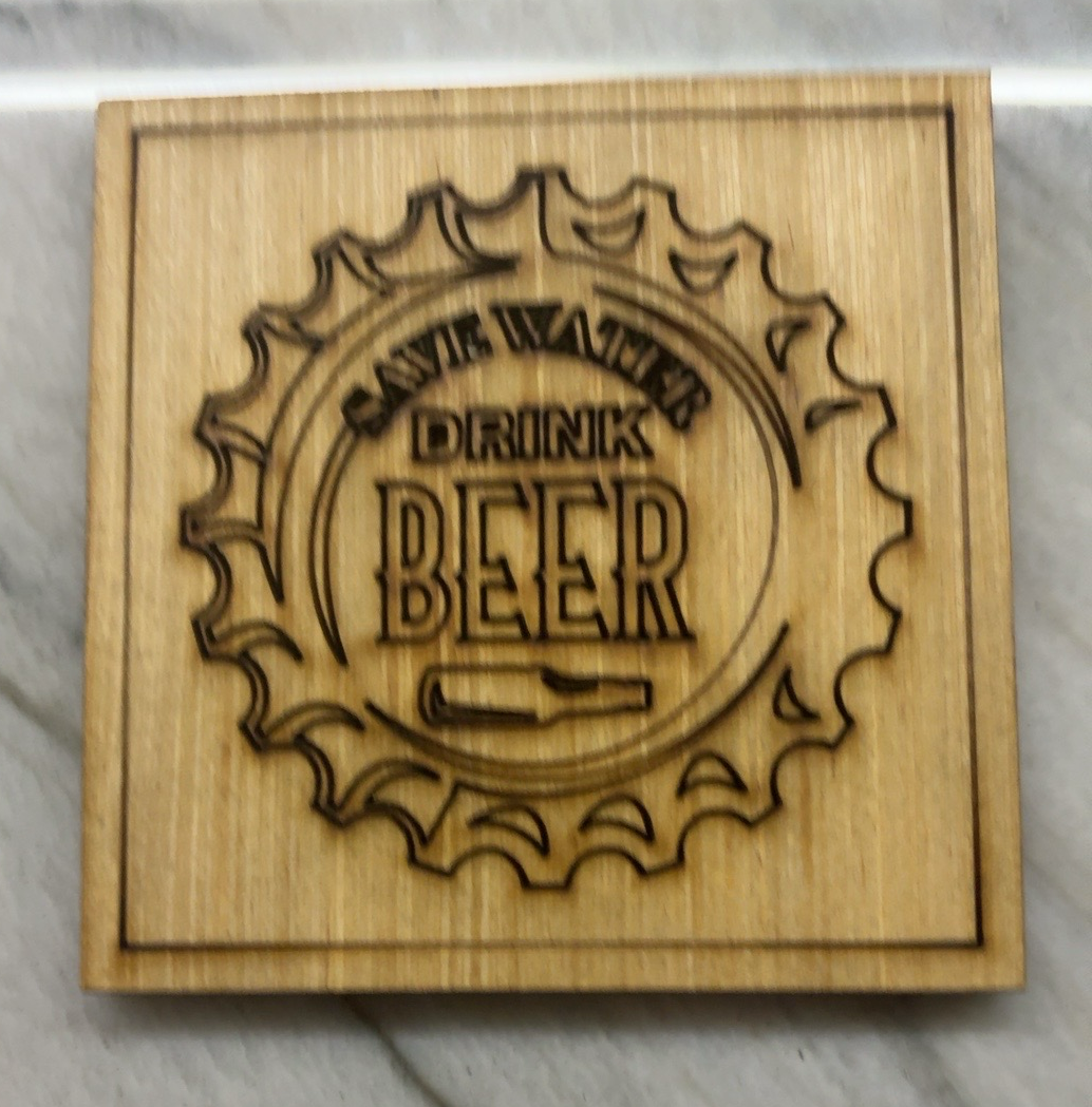 Laser Engraved Coasters