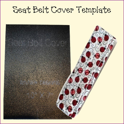 Seat Belt Cover Template