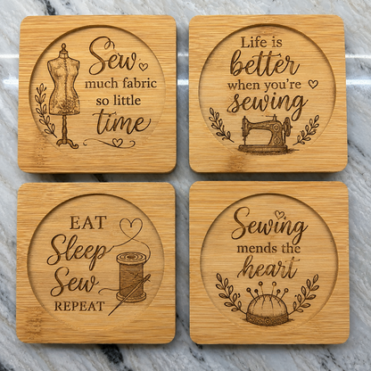 Laser Engraved Coasters