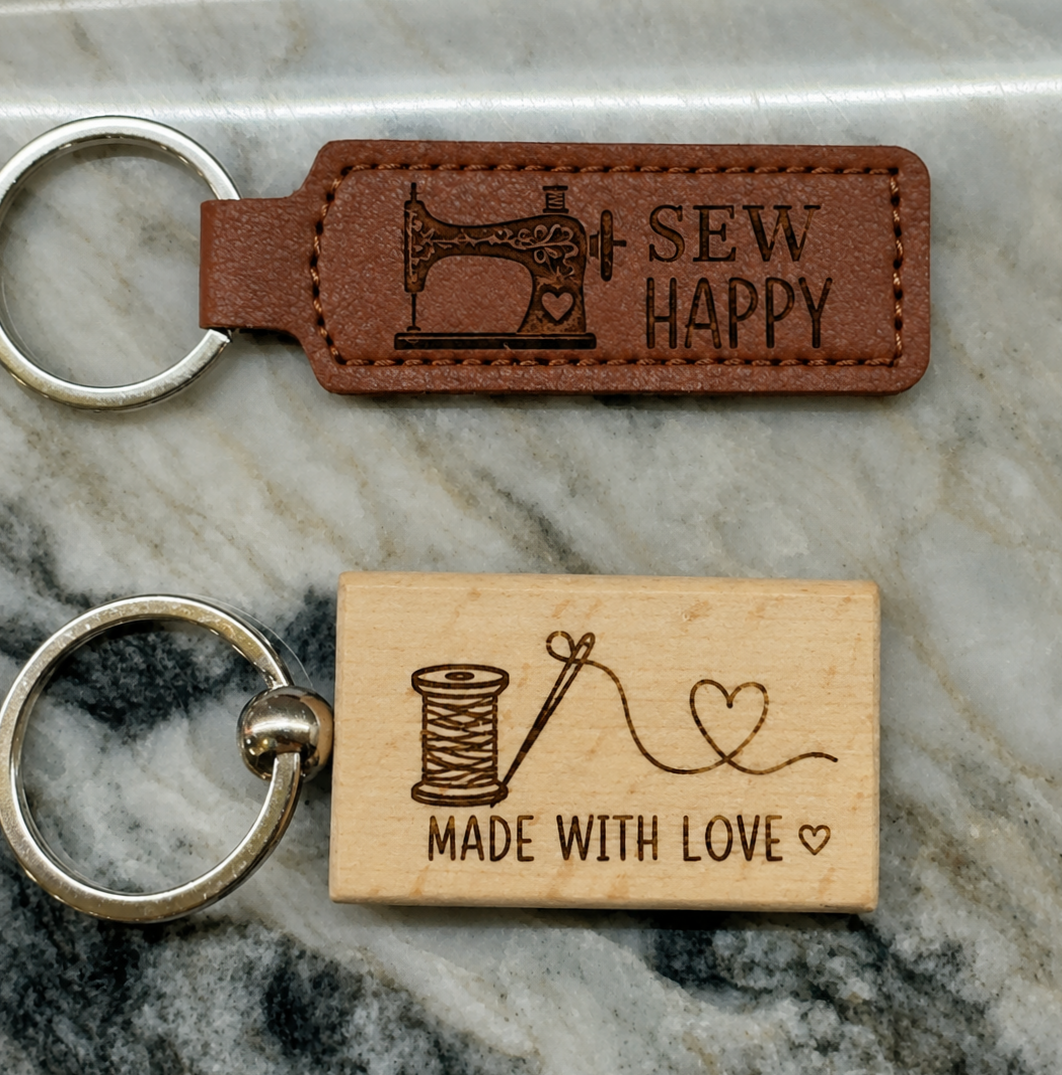 Laser Engraved Key Chains
