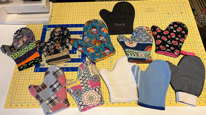 Oven Mitt Templates: Shorty, Shorty Long, for Men