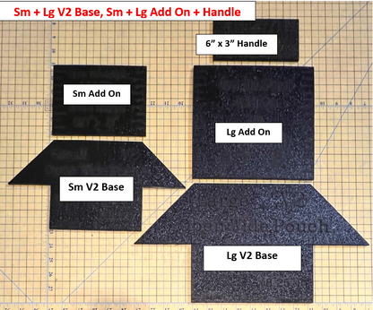 Open Wide Pouch Templates - V1 & V2!