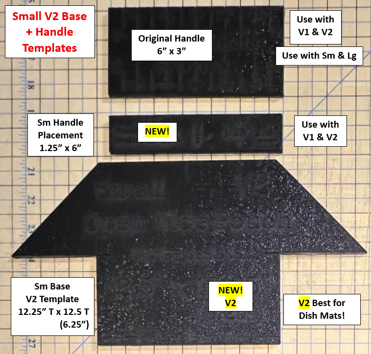 Open Wide Pouch Templates - V1 & V2!