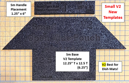 Open Wide Pouch Templates - V1 & V2!