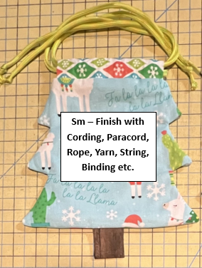 Christmas Tree Drawstring Bag Templates