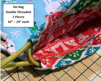 Christmas Tree Drawstring Bag Templates