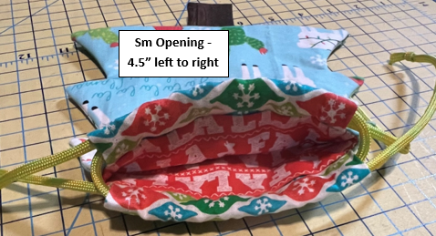 Christmas Tree Drawstring Bag Templates