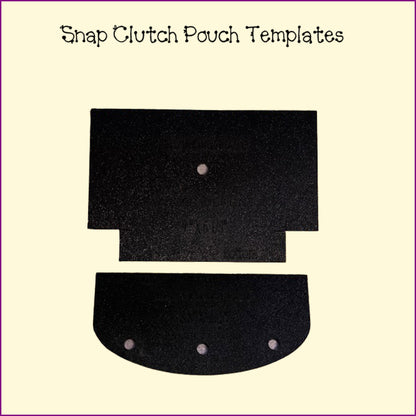 Snap Clutch Pouch 2 Piece Template Set
