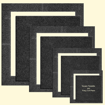 Square Templates & Fussy Cut Frames - 2" to 21"