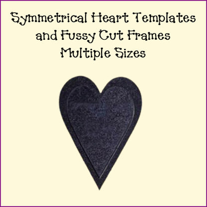 Heart Templates - Symmetrical