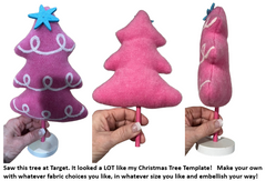 Christmas Tree Full & Half Templates