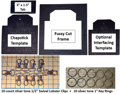 Chapstick Lipstick Lip Balm Holder Template V2