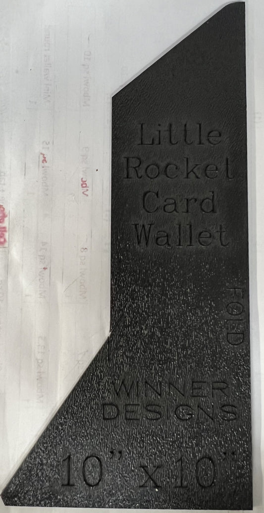 Little Rocket Card Wallet Template