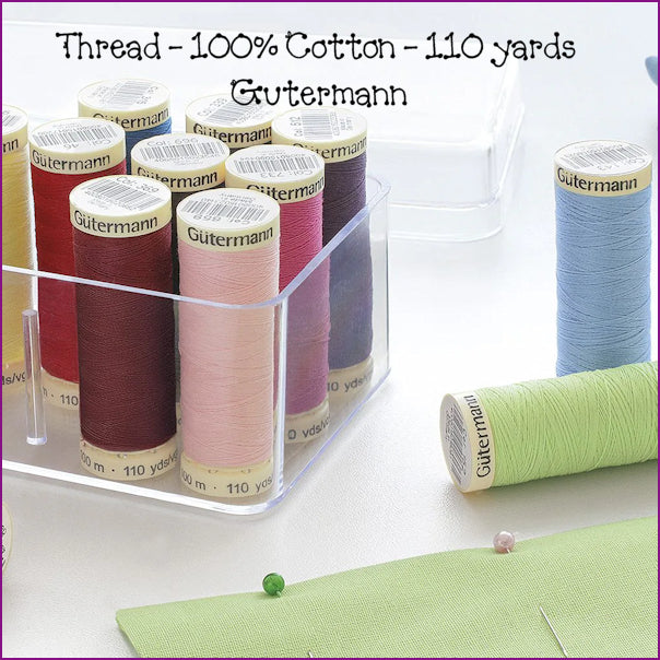 Thread - Gutermann - 100% Cotton - 110 yds.