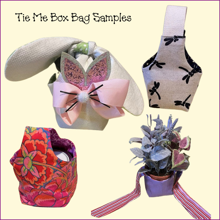 Tie Me Box/Bag Templates & Floppy Bunny Ears