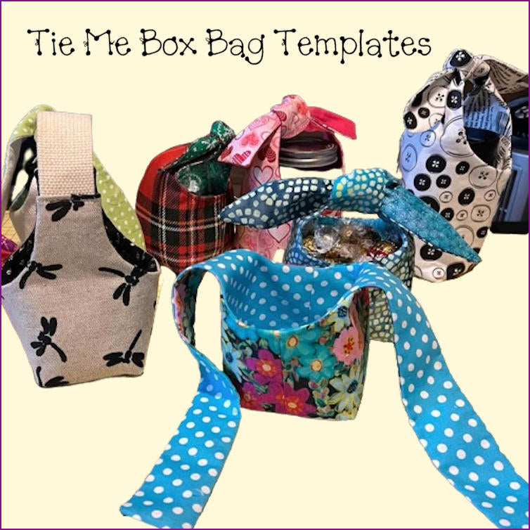 Tie Me Box/Bag Templates & Floppy Bunny Ears