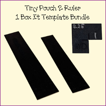 Tiny Pouch Ruler - 2 sizes, Bundle