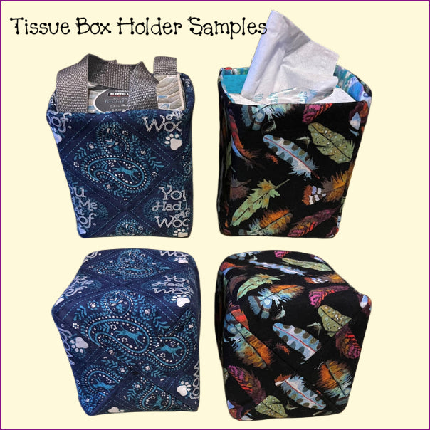 Tissue Box Holder Template - Square