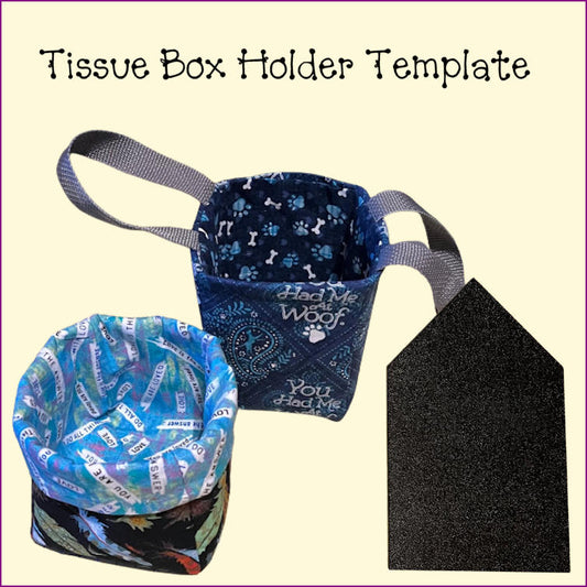 Tissue Box Holder Template - Square