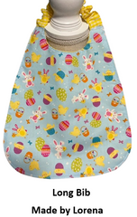 Baby Bib Templates with Elastic Closure - 2 sizes