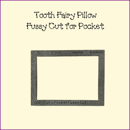 Tooth Fairy Pillow Full or Half Template 2 sizes