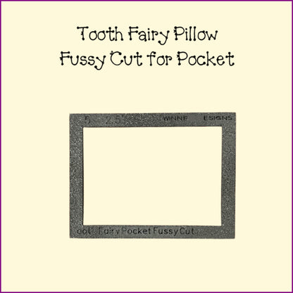 Tooth Fairy Pillow Full or Half Template 2 sizes