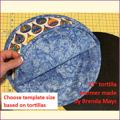 Tortilla Warmer Complete Circle Templates