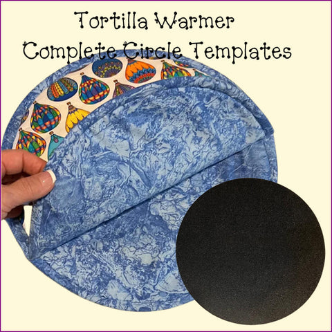 Tortilla Warmer Complete Circle Templates