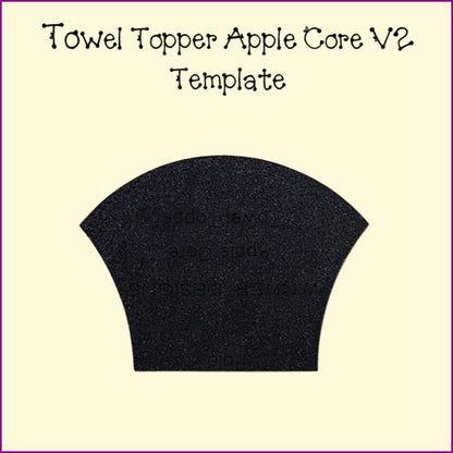 Towel Topper - Apple Core & Fussy Cut Frame V2