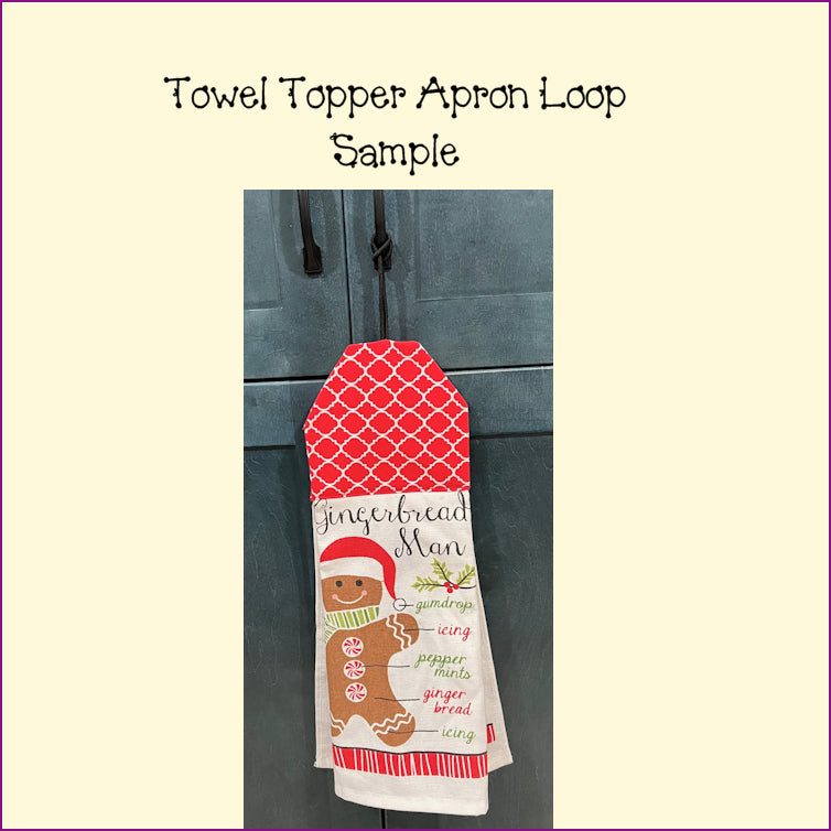 Towel Topper - Apron Loop Template