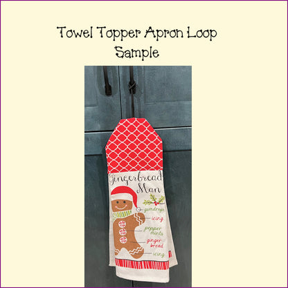 Towel Topper - Apron Loop Template