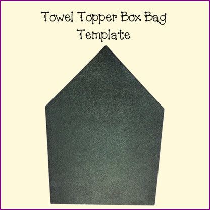 Towel Topper - Box Bag Template